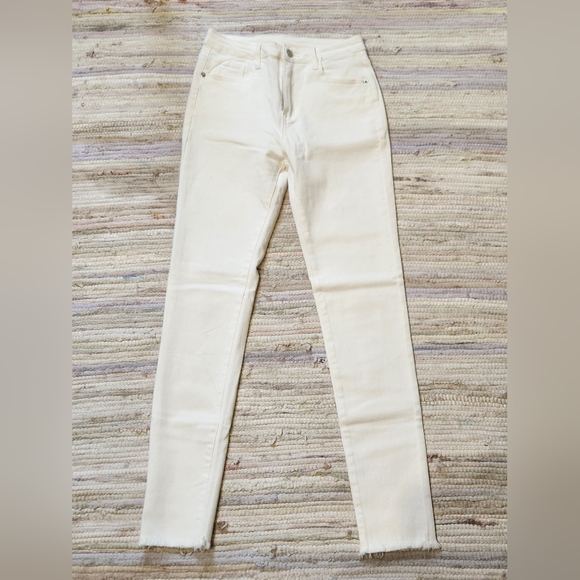 ☆NWOT High Waist Skinny Jean White Size S/4 - Picture 3 of 7